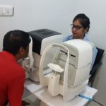 Eye sight checking at Pal Hospital Eyetec Clinics & The Children Centre by highly qualified optometrists